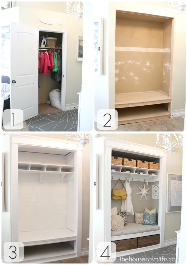 The Mindwelling: Our Colorful Entry Closet Makeover - Studio DIY