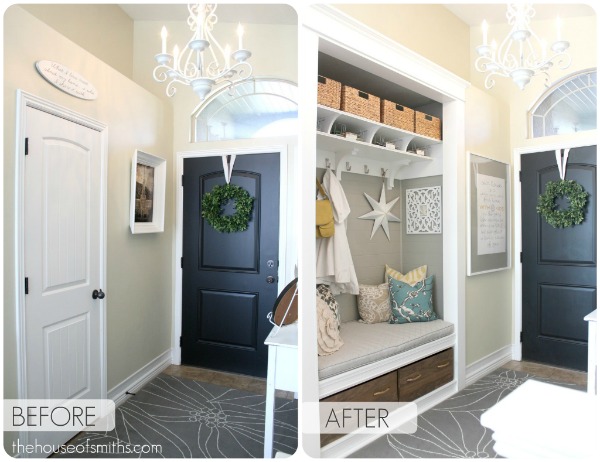 Organized Foyer Coat Closet- Before and After Makeover - Kelley Nan