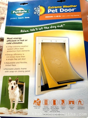 installing a doggy door, thehouseofsmiths, zaylee, Pet Door, extreme weather pet door, PetSafe
